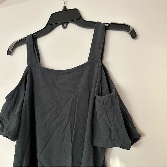 Ava Sky Cold Shoulder Tank Top - Picture 4 of 9